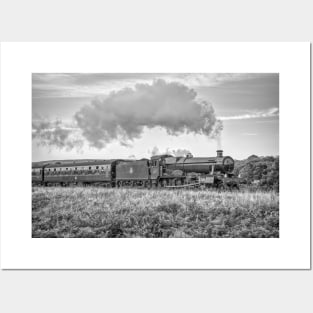 Witherslack Hall - Black and White Posters and Art